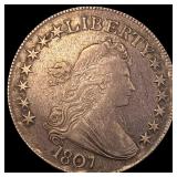 1807 Draped Bust Half Dollar  NEARLY UNCIRCULATED