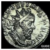 Roman Postumus 260-269 AD Silver Dbl Denararius C