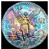 1984 Mexico 1 Onza Silver Libertad GEM BU