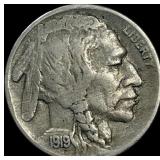 1919-D Buffalo Nickel  LIGHTLY CIRCULATED