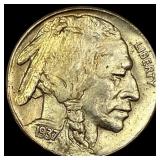 1937-S Nickel Five Cents Buffalo UNCIRCULATED
