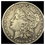 1904-S Silver Morgan Dollar LIGHTLY CIRCULATED