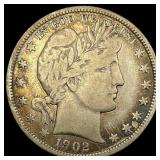 1902-O Silver Half Dollar LIGHTLY CIRCULATED