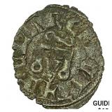 1205-1458 Frankish Greece Silver Denier NEARLY UNC