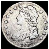 1836 Capped Bust Half Dollar LIGHTLY CIRCULATED