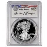 2000-P Silver Eagle PCGS PR69 DCAM Reagan Legacy