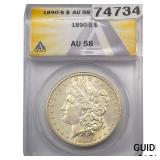 1980-S Morgan Silver Dollar ANACS AU58