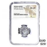 Roman Gallienus, AD 253-268 BI Dbl-Denarius NGC C