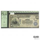 1902 $10 National Bank Of Chester PCGS F 12