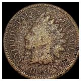 1869 Indian Head Cent NICELY CIRCULATED