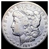 1891-CC Silver Morgan Dollar NICELY CIRCULATED