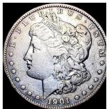 1901 Morgan Silver Dollar LIGHTLY CIRCULATED