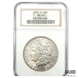 1904-O Morgan Silver Dollar NGC MS64