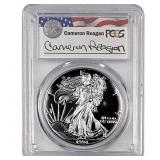1994-P Silver Eagle PCGS PR69 DCAM Reagan Legacy
