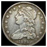 1834 Capped Bust Quarter  NEARLY UNCIRCULATED