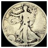 1921-S Walking Liberty Half Dollar NICELY CIRCULA