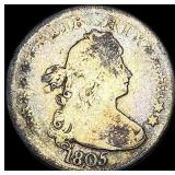 1805 Draped Bust Half Dollar  NICELY CIRCULATED