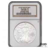 2001 Silver Eagle NGC MS69