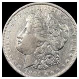 1901 Silver Morgan Dollar CLOSELY UNCIRCULATED