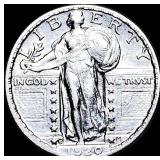 1920-S Silver Standing Liberty Quarter CLOSELY UNC