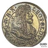 1686 Austria Leopold I Groschen Hall UNCIRCULATED