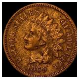 1869 Indian Head Cent  CLOSELY UNCIRCULATED