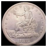 1874-CC Silver Trade Dollar