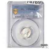 1923 Mercury Silver Dime PCGS MS62 FB