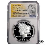 2023-S Silver Peace Dollar NGC PF70 Ultra Cameo