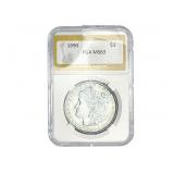 1890 Morgan Silver Dollar PGA MS63