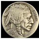 1917-S Buffalo Nickel LIGHTLY CIRCULATED