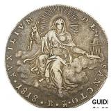 1818-B Papal-States Scudo CLOSELY UNCIRCULATED