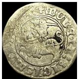 1500-1600s Lithuria Silver Grosz CLOSELY UNCIRCULA