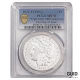 2021-O Privy Morgan Silver Dollar PCGS MS70 100th