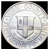 1936 Silver York County Commemorative Half Dollar