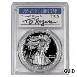 1989-S Silver Eagle PCGS PR70 DCAM Thomas D Rogers