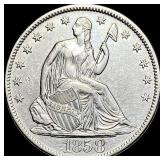 1858-O Seated Liberty Half Dollar UNCIRCULATED
