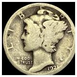 1921 Mercury Dime  NICELY CIRCULATED