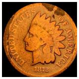 1872 Indian Head Cent  NICELY CIRCULATED