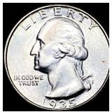 1935 Washington Quarter CHOICE BU