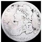 1824 Capped Bust Half Dollar NICELY CIRCULATED