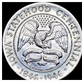 1946 Iowa Centennial Silver Half Dollar UNCIRCULAT