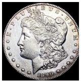 1890-CC Silver Morgan Dollar CLOSELY UNCIRCULATED