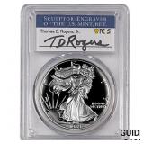 1989-S Silver Eagle PCGS PR70 DCAM Thomas D Rogers