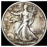 1934-S Walking Liberty Half Dollar NEARLY UNCIRCU