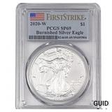 2020-W Silver Eagle PCGS SP69 Burnished