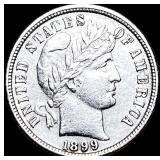 1899-S Silver Barber Dime CLOSELY UNCIRCULATED