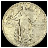 1928-D Silver Standing Liberty Quarter LIGHTLY CIR