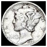 1927-D Silver Mercury Dime NEARLY UNCIRCULATED