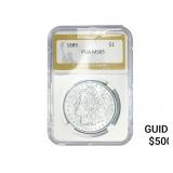 1885 Morgan Silver Dollar PGA MS65